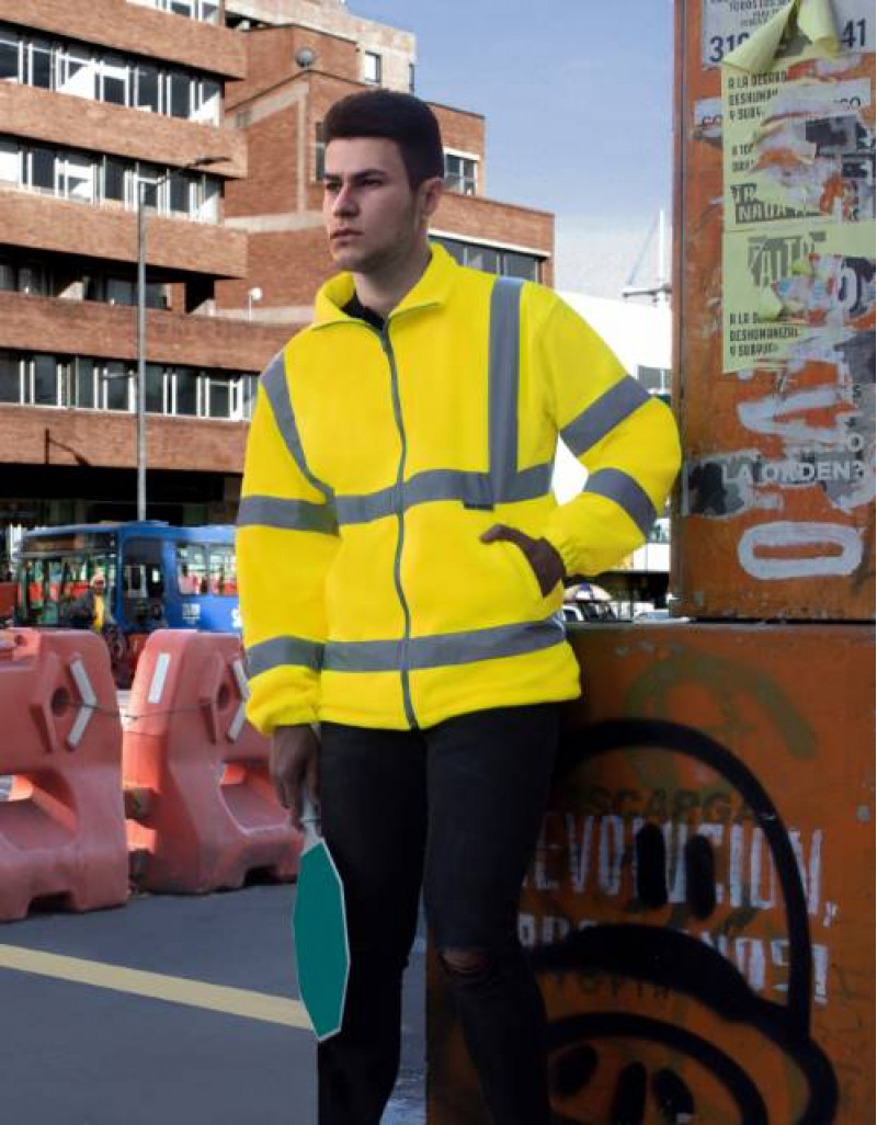 Jachetă de lucru cu elemente reflectorizante